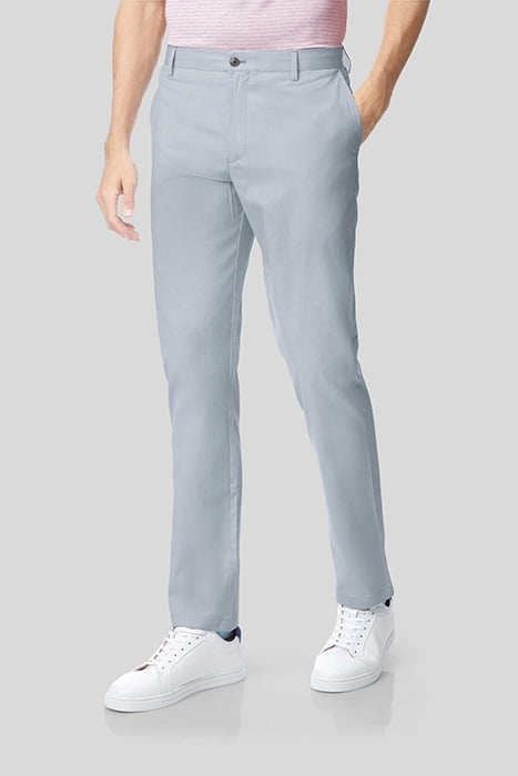 LIGHT BLUE EXTRA SLIM FIT FINE STRIPE TROUSER 1