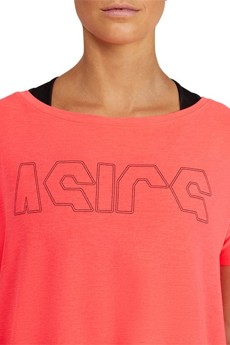 SPORT PRINT OUTLINE TEE PERFORMANCE BLACK/HOT PINK 5