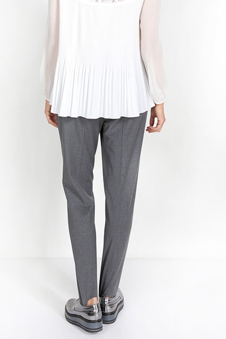 FITTED PANT ELASTIC FOOT END GREY 3