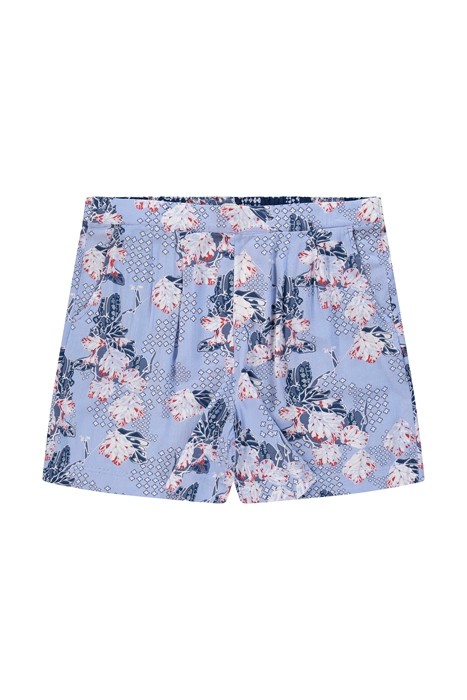 MATILDA CRINKLE SHORTS BLUE MULTI 2