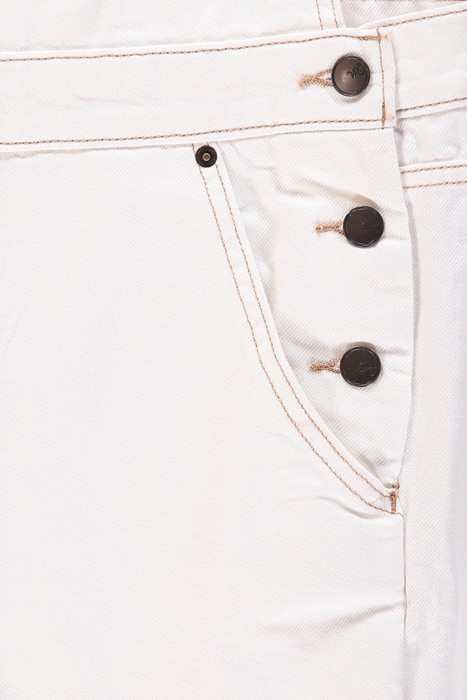 SUMMER SHORT DUNGAREE NAT WHITE 3