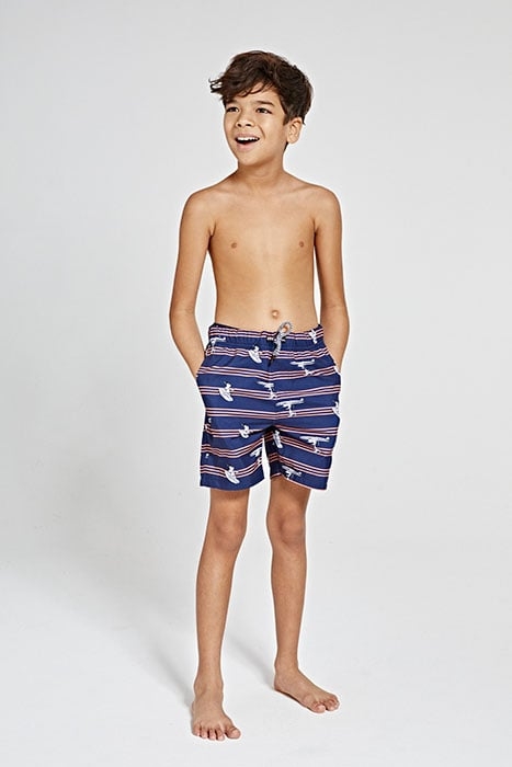 BOYS SWIMSHORT SNOOPY SURFER DUDE DARK NAVY 3