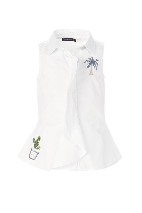 FRONT RUFFLE TOP WHITE 1