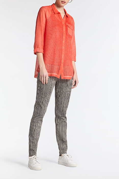 BLOUSE JERSEY LONG SLEEVES HOT CORAL 3