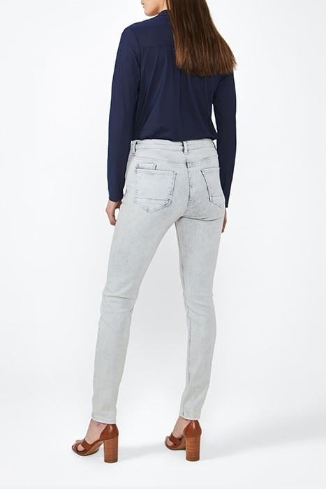 TROUSERS WOVEN LONG BLEACHED DENIM GREY 4