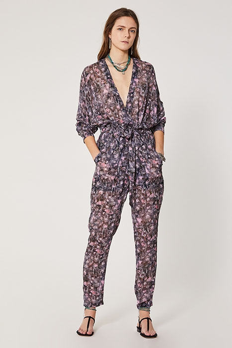 POINCIA JUMPSUIT IN BLACK/PINK 2