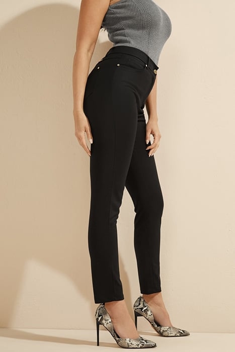 HOLLYWOOD POCKETS JET BLACK SKINNY 3