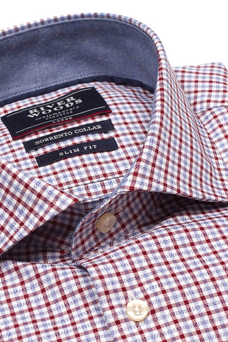 SLIM FIT SORRENTO SHIRT RED 2