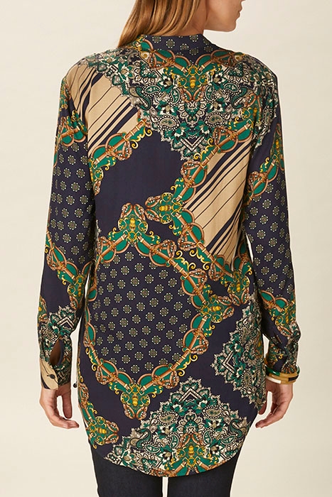 LONG VISCOSE SHIRT BLUE 3