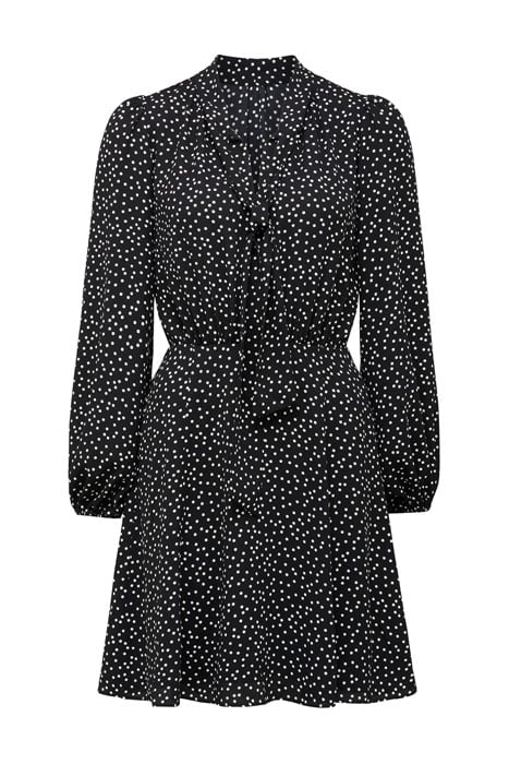 LIZZIE PUSSYBOW SKATER DRESS CLUSTERED BLACK SPOT CLUSTERED 4