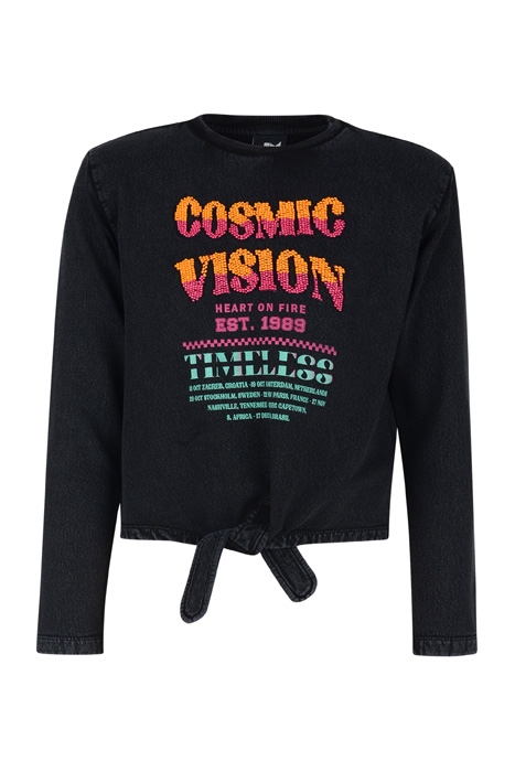 Printed tee jill&mitch by shoeby darkgrey 1