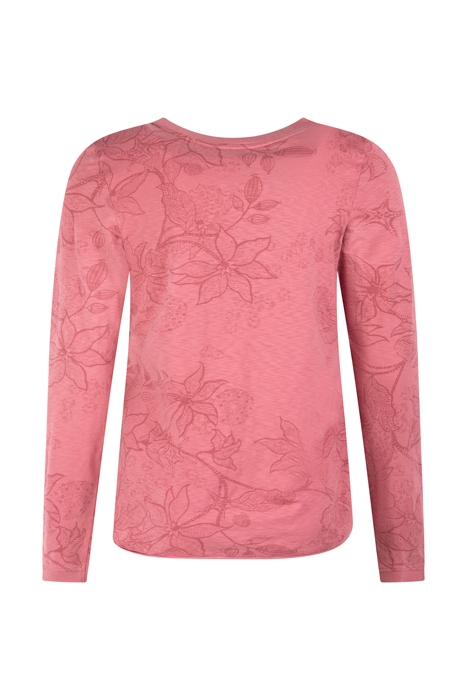 CASSIE PRINT TEE PLUM MULTI 2