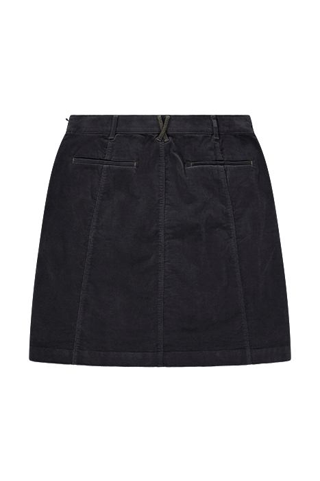 JOSIE CORD SKIRT DARK GREY 2