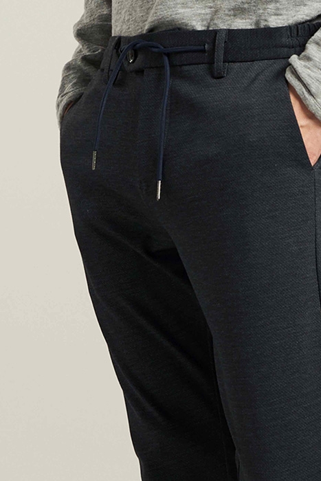 TAPERED JOGGER MINI PATTERN SWEAT MD. GREY MELANGE 3