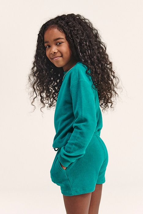 GIRLS HONOLULU SWEATER TROPIC GREEN 4