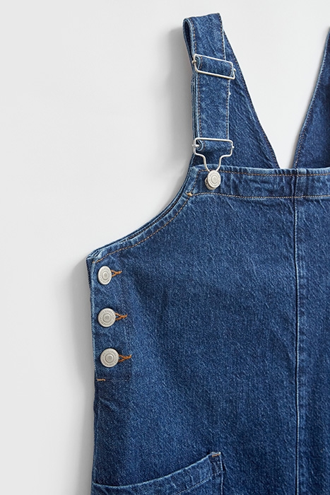 WILLOW DENIM MIDI PINNY DRE DENIM 7