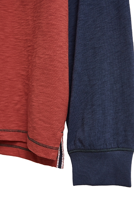 ROBBIE RAGLAN TEE ORANGE MULTI 5