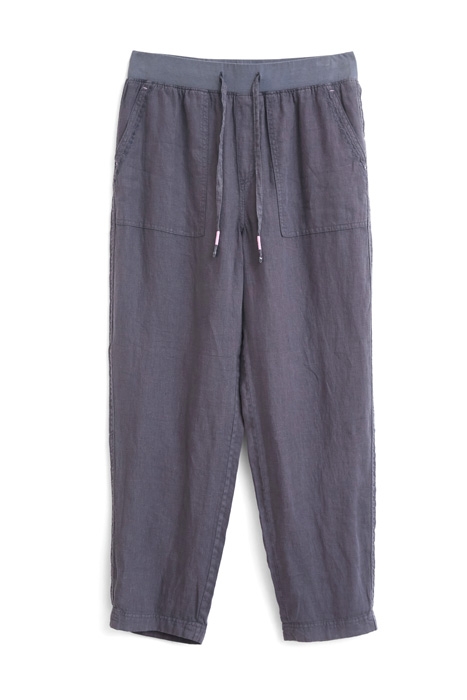 EFFIE LINEN TROUSER PURPLE 1