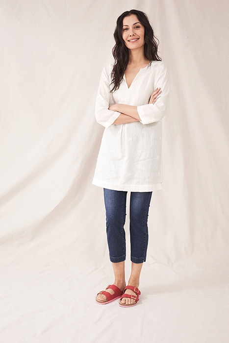 REMI LINEN TUNIC NATURAL WHITE 3