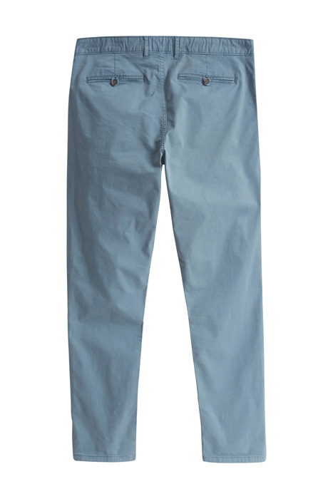 SUTTON ORGANIC CHINO TROUSER MID BLUE 6