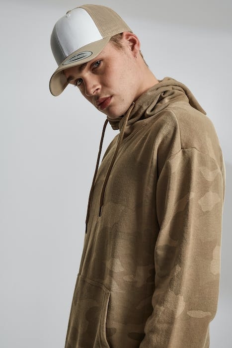 HIGH NECK CAMO HOODY SAND CAMO 8