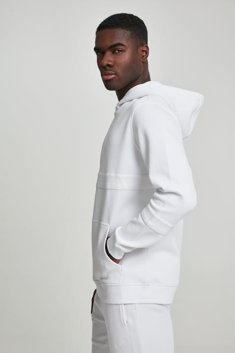 HEAVY PIQUE HOODY WHITE 6