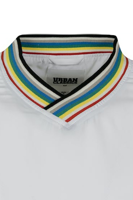 WARM UP PULL OVER WHT/MULTICOLOR 8