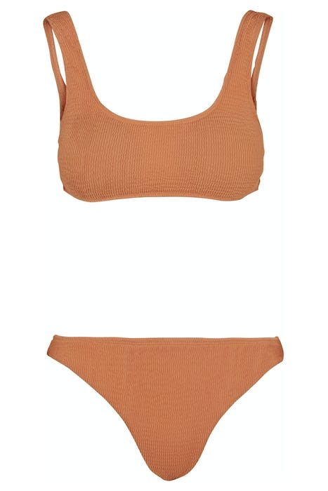 LADIES TANKTOP CRINKLE BIKINI PAPAYA 1