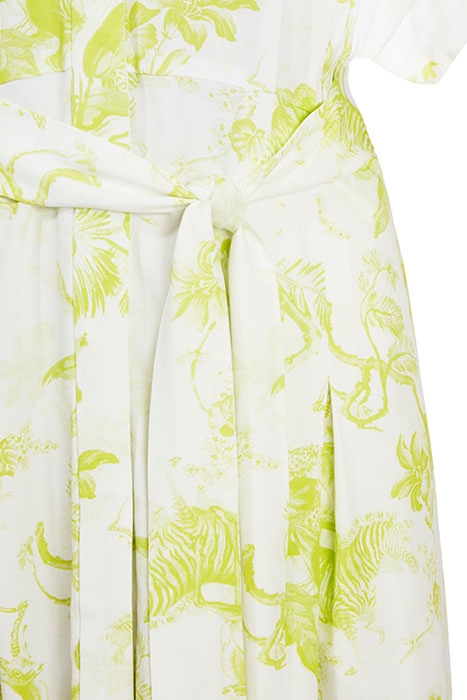 ROSIN RIYAZ DRESS CHARTREUSE YELLOW 3