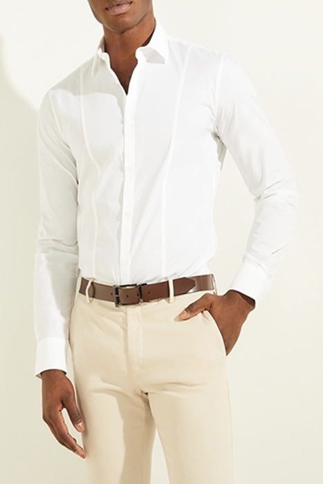 OLIVER IT COLLAR ROUNDED CUFF PURE WHITE 1