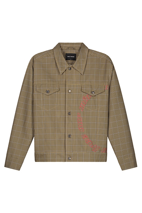 SAND CHECKED KARDY JACKET 1