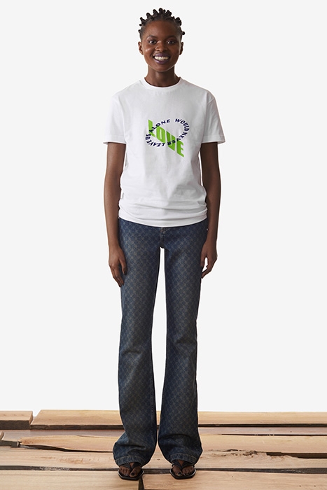 WHITE KIMWHI SLIM T-SHIRT 2