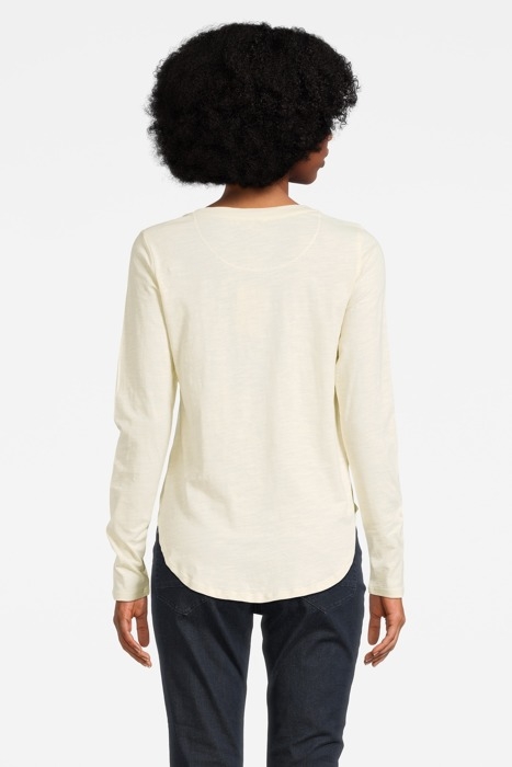T-SHIRT JERSEY LONG SLEEVES 81101358 ALMOND WHITE 2