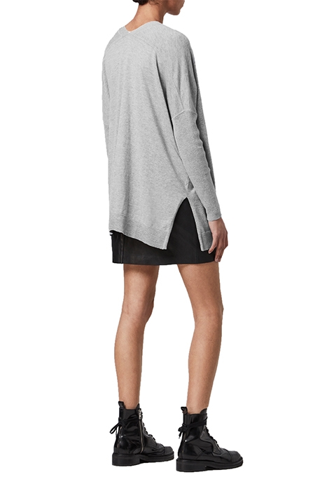 AFELIA CARDIGAN PALE GREY MARL 2