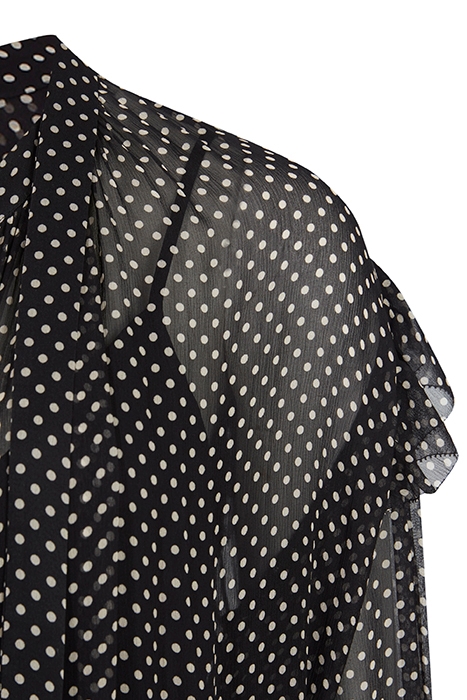 LARA DOT DRESS BLACK 6