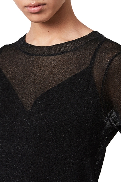 KELSIE PEACE DRESS BLACK/KHAKI GREEN 5