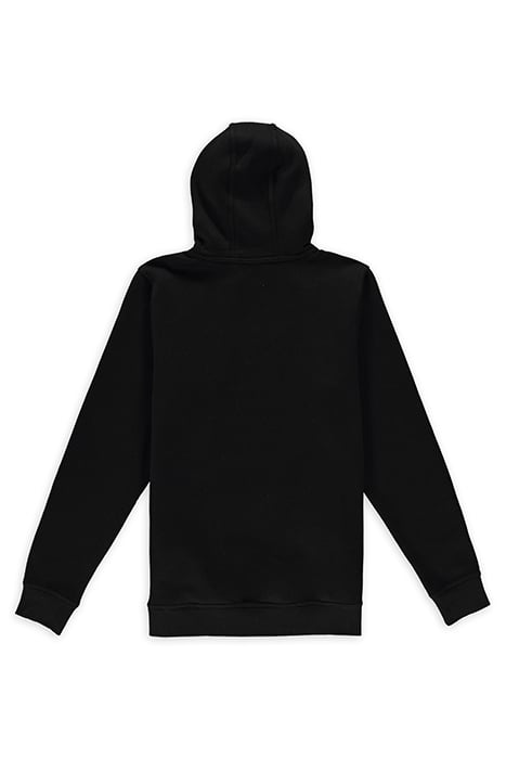 HEART HOODIE BLACK/ORANGE 2
