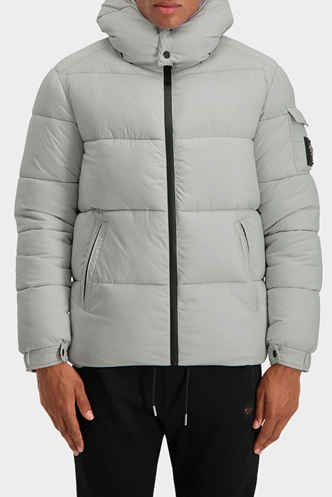 GHOST PUFFER JACKET GREY 1
