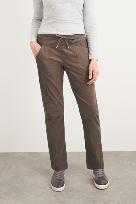 CORD UTILITY TROUSER MID BROWN 2