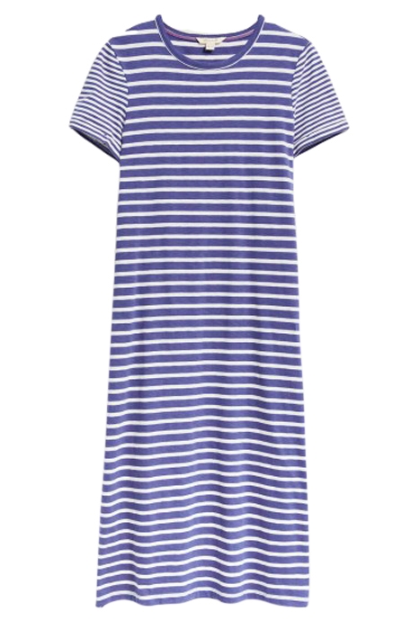 NEO T SHIRT DRESS STRIPE IVORY MLT 1