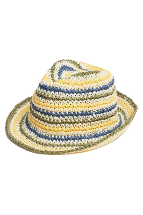 BOYS SUN HAT BLUE MLT 1