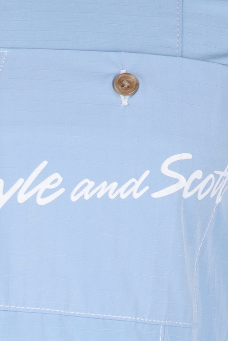 PANELLED OVERSHIRT BLUE WATER 3