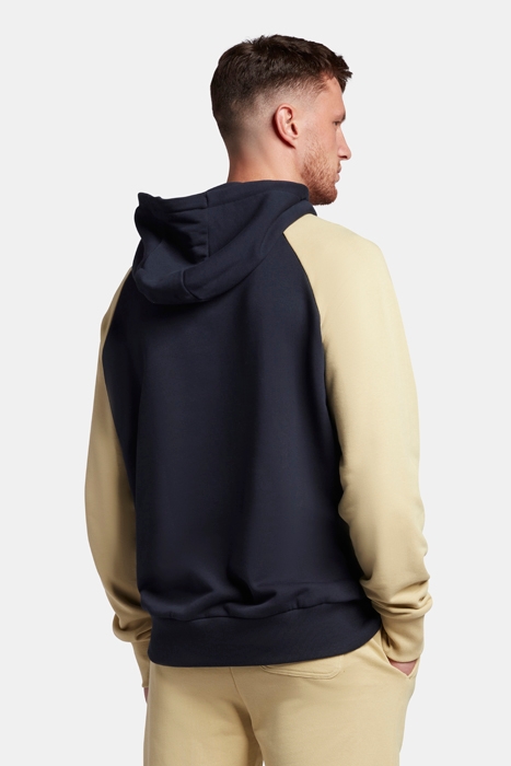 COLOUR BLOCK HOODIE DARK NAVY 2