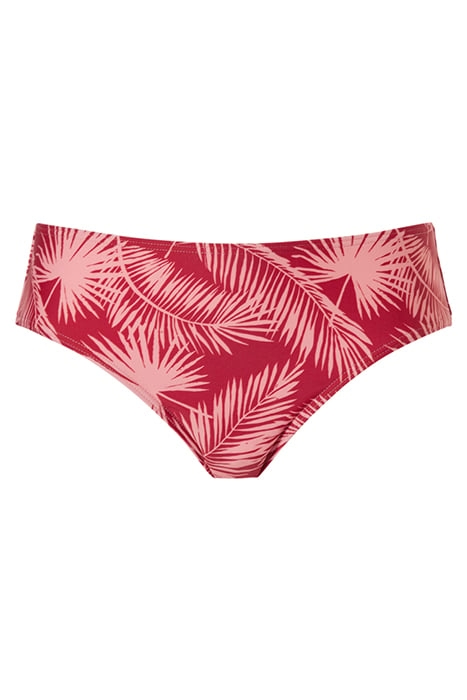 SW BO. BRIEF MID PALM LEAF RED PLUM RED PLUM 1