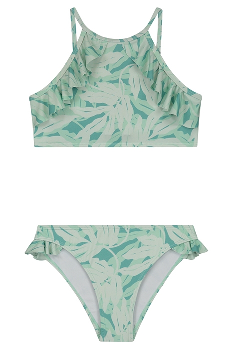 GIRLS NOA BIKINI SET PALM COVE MINT GREEN 1