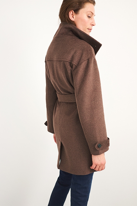 HOPEWELL COAT MID BROWN 3