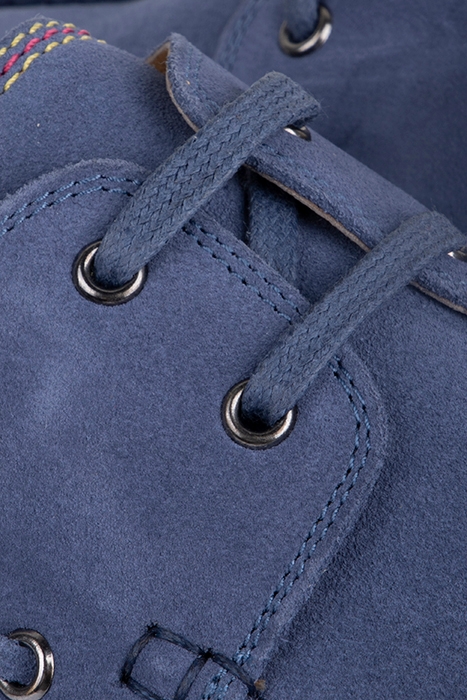 LIAM SUEDE CUPSOLE BOAT SHOE D MID BLUE 4