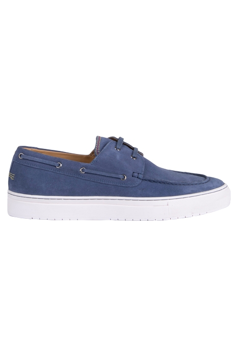 LIAM SUEDE CUPSOLE BOAT SHOE D MID BLUE 1