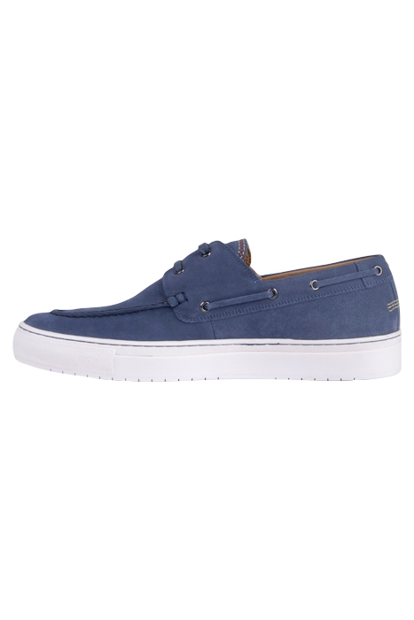 LIAM SUEDE CUPSOLE BOAT SHOE D MID BLUE 3