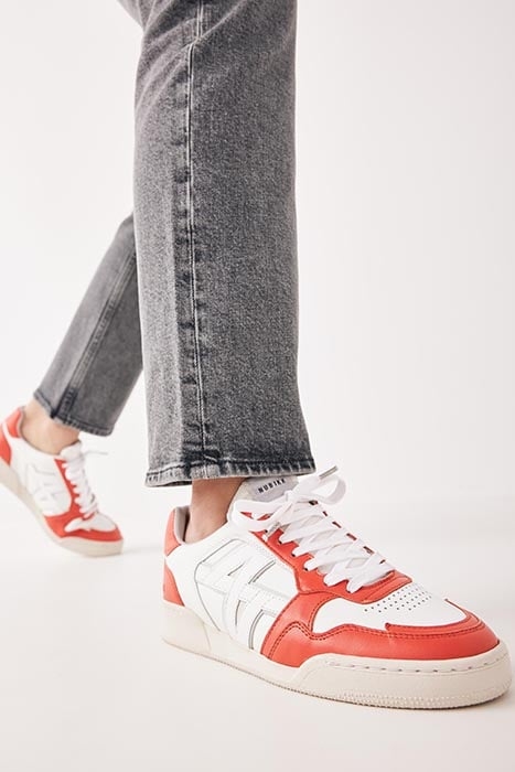 BLUEBERRY VAIPER (L) WHITE LEATHER - ORANGE WHITE LEATHER - 2